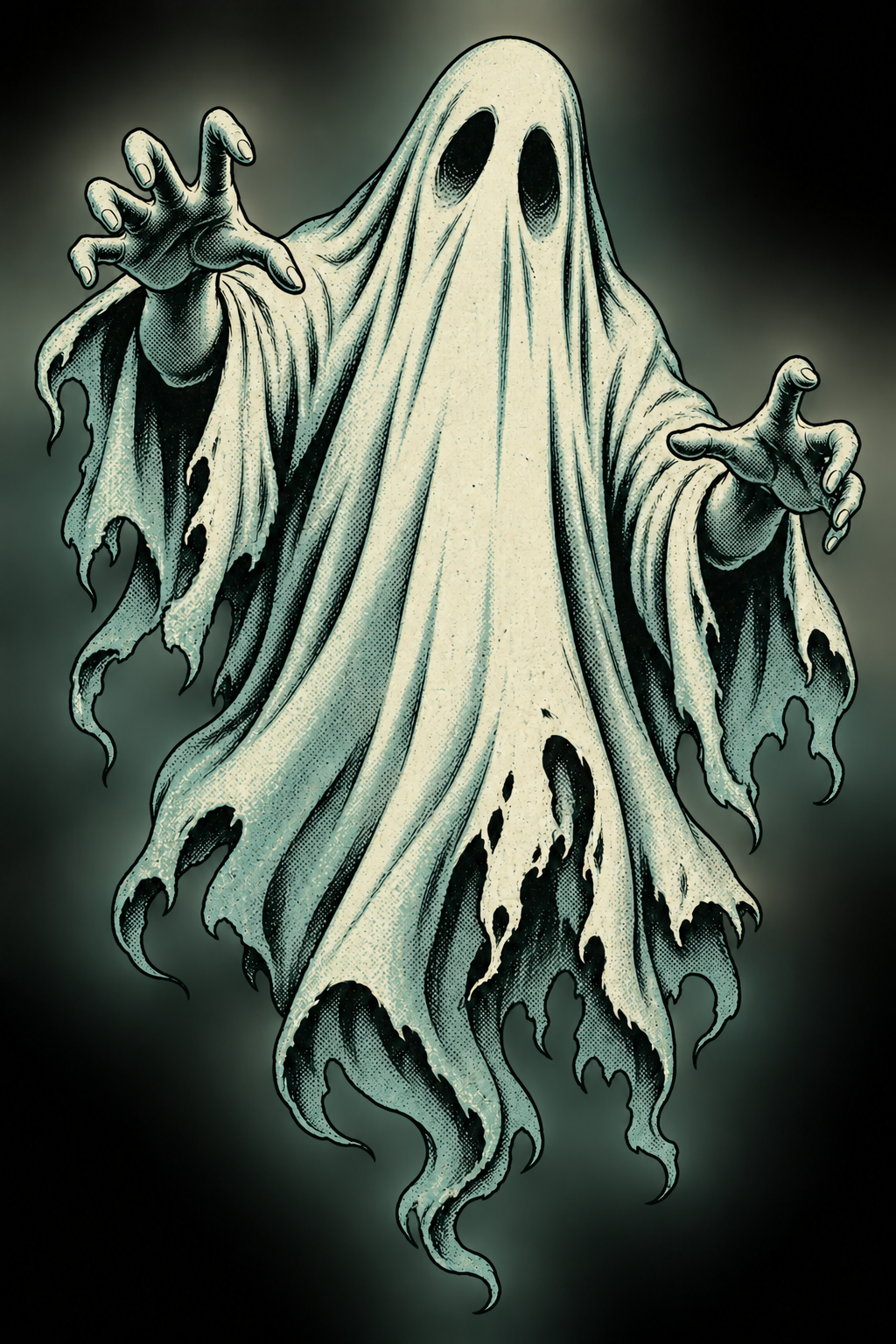 Ghost pulp horror character